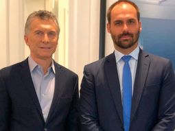 Mauricio Macri y Eduardo Bolsonaro