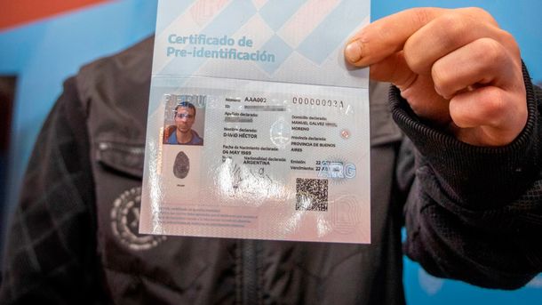 Así será el certificado de pre identificación para quienes no posean DNI