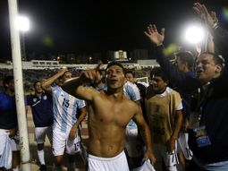 El alocado festejo de Atlético Tucumán El alocado festejo de Atlético Tucumán