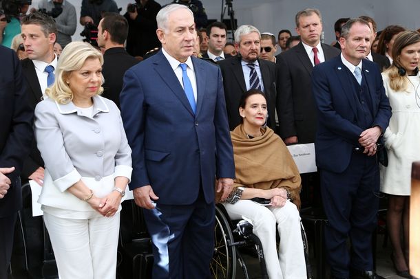 Natanyahu junto a Gabriela Michetti&nbsp;