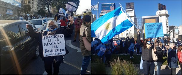 Otro banderazo contra el Gobierno en el Obelisco, Quinta de Olivos y varias ciudades del país