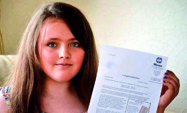 Conocé a la nena de 12 años que tiene más coeficiente intelectual que Einstein