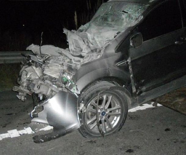 Así fue el nuevo choque de Chano contra un camión