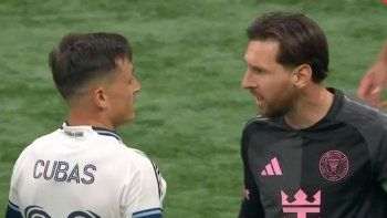 Furia en la Concachampions: el tenso cruce entre Messi y Cubas en Vancouver-Miami