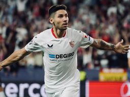 El gol de Gonzalo Montiel para el triunfo del Sevilla