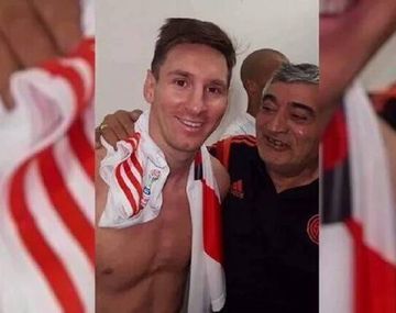 ¿Qué dirán en Rosario? Messi se sacó una foto con la camiseta de River