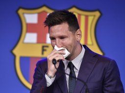 Messi no quiso hablar de Javier Tebas