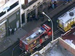 Un incendio afectó a un hotel familiar en el barrio de Balvanera