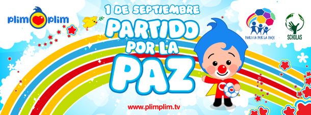 Plim Plim se suma a Messi en el partido por la paz que invita el papa Francisco