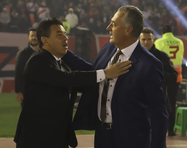 Marcelo Gallardo y Gustavo Alfaro