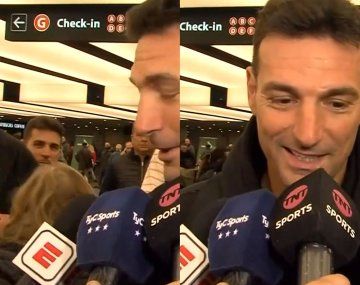 El inesperado piropo que recibió Lionel Scaloni al llegar al país