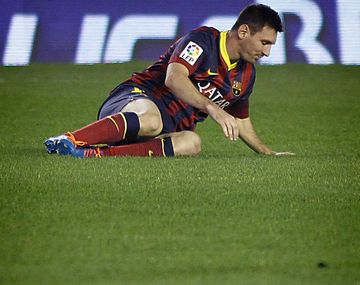 El año de Messi: un 2013 signado por lesiones