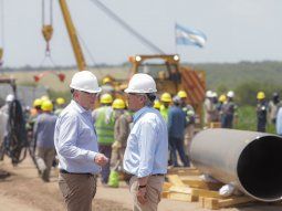 Alberto aseguró que el gasoducto Néstor Kirchner llevará a la soberanía energética