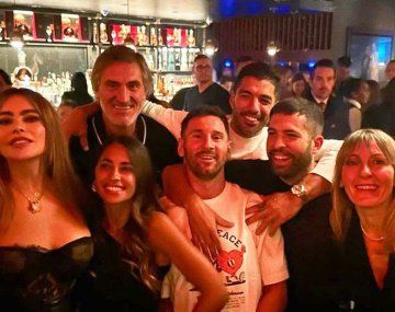 Así fue la salida de Messi y ex compañeros por Miami