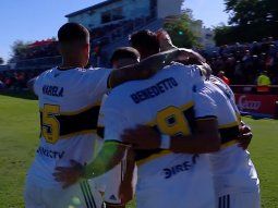 Con Herrón, Boca goleó a Barracas Central mientras espera un DT
