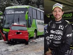 El piloto de TC Mauro Giallombardo se accidentó en la ruta 40 La Angostura-Barioche El piloto de TC Mauro Giallombardo se accidentó en la ruta 40 La Angostura-Barioche