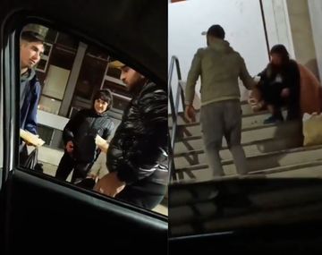 Una familia de Mar del Plata reparte comida a personas que viven en la calle