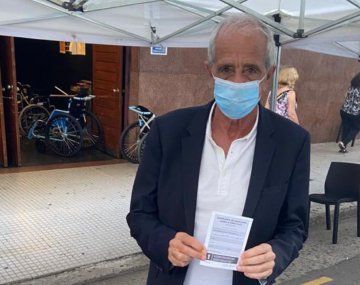 Rodolfo DOnofrio recibió la vacuna contra el coronavirus