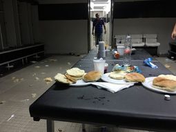 Así quedó el vestuario de Boca en la cancha de River Así quedó el vestuario de Boca en la cancha de River