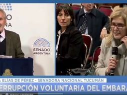 El papelón de una senadora provida