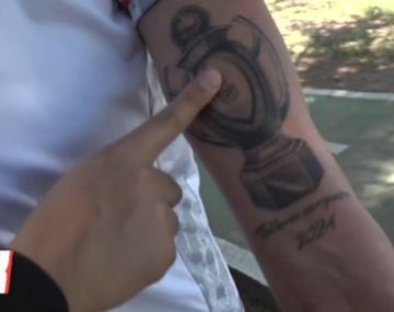 El hincha que se tatuó Talleres campeón antes de la definición: Sentí que...
