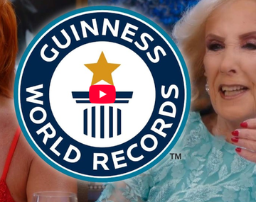 Nancy Pazos causó furor en la mesa porque la propuso a Mirtha Legrand para el récord Guinness