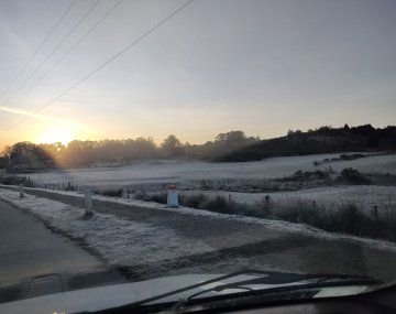 El frío polar se siente fuerte en la Provincia y una ciudad tuvo 7 grados bajo cero: cuál fue