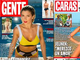 Laurita Fernández y Karina Jelinek, en tapa Laurita Fernández y Karina Jelinek, en tapa