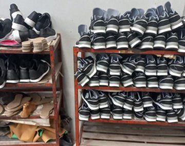 Laferrere: secuestraron zapatillas truchas valuadas en más de $32 millones