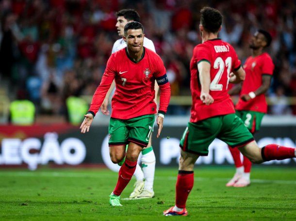 Con un Cristiano Ronaldo afilado, Portugal le ganó a Irlanda previo a la Eurocopa 2024