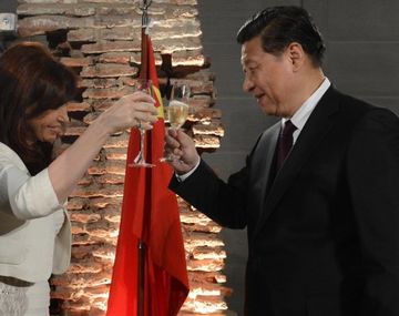 El presidente chino a CFK: Trazamos un magnífico plan para desarrollar las relaciones