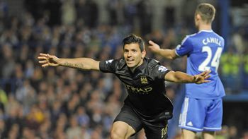 no alcanzo, pese al gol del kun el city perdio con el chelsea no alcanzo, pese al gol del kun el city perdio con el chelsea