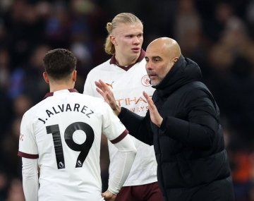 La picante respuesta de Guardiola al reclamo de Julián en Manchester City