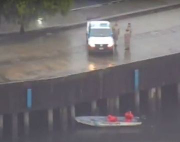 Prefectura y efectivos de la policía se encuentran rastrillando en la zona