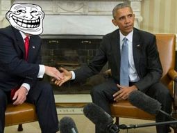 Los memes inundaron las redes tras la reunión entre Trump y Obama Los memes inundaron las redes tras la reunión entre Trump y Obama