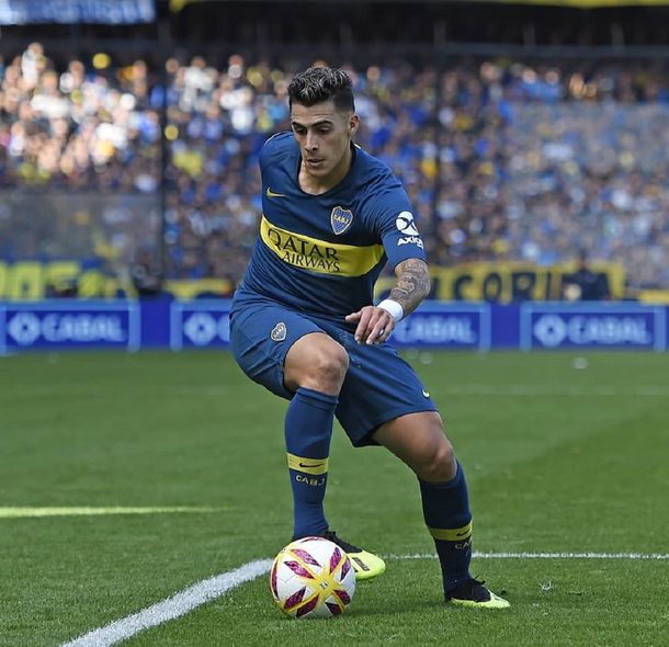 Cristian Pavón en La Bombonera