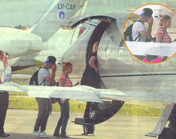 El Kun alquiló dos aviones para irse de vacaciones con la Princesita