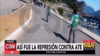 Así fue la represión a ATE en Neuquén Así fue la represión a ATE en Neuquén