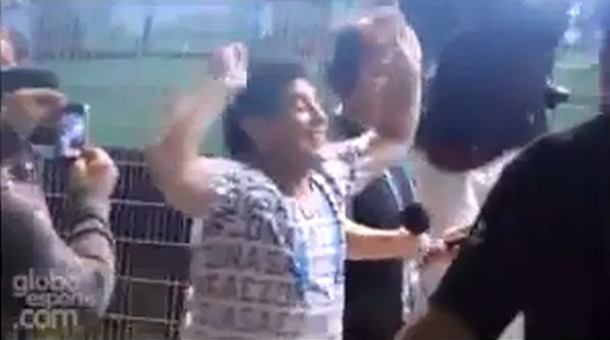 Inevitable: Maradona se sumó al Brasil, decime que se siente