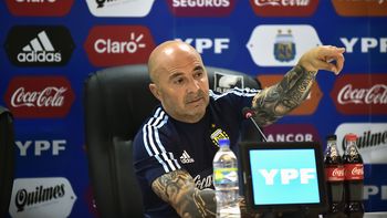Jorge Sampaoli en conferencia de prensa Jorge Sampaoli en conferencia de prensa