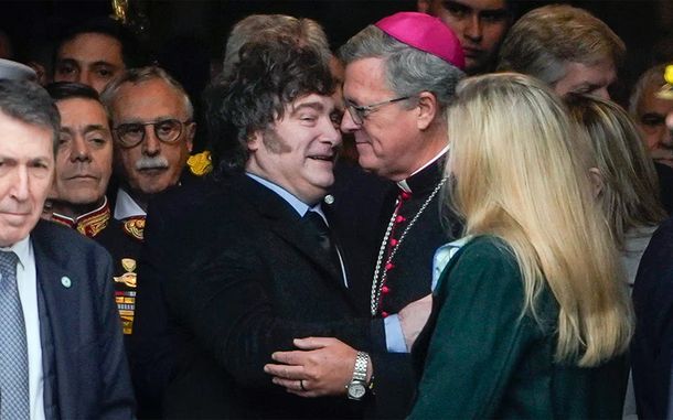 Javier Milei y Jorge García Cuerva. Javier Milei y Jorge García Cuerva.