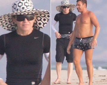 Madonna sorprendió con un look reservado en Ibiza