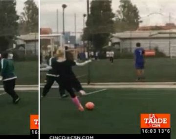 VIDEO: Mirá a Melina Fleiderman jugando al fútbol