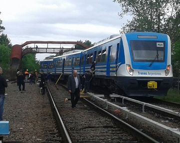 Descarriló un tren en Tigre y evacuaron a todos los pasajeros