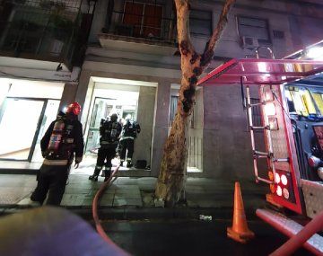 Evacuaron un edificio por un incendio en Almagro