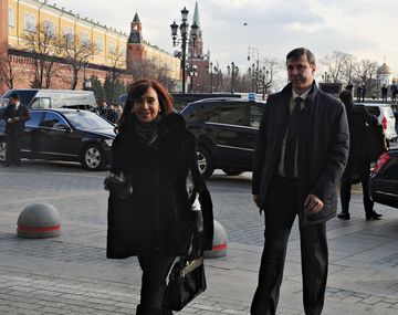 Cristina ya está en Rusia para reunirse con Putin