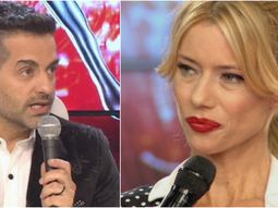 Momento tenso entre Nicole y Ángel de Brito. Momento tenso entre Nicole y Ángel de Brito.