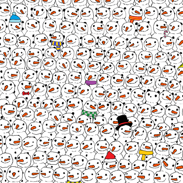 ¿Podés encontrar al panda? Mirá la imagen que se viralizó a través de redes sociales