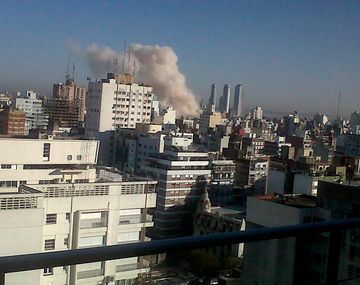 El barrio de la explosión parece una zona de guerra