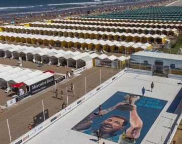 Punta Mogotes con el agua de mar más caliente.